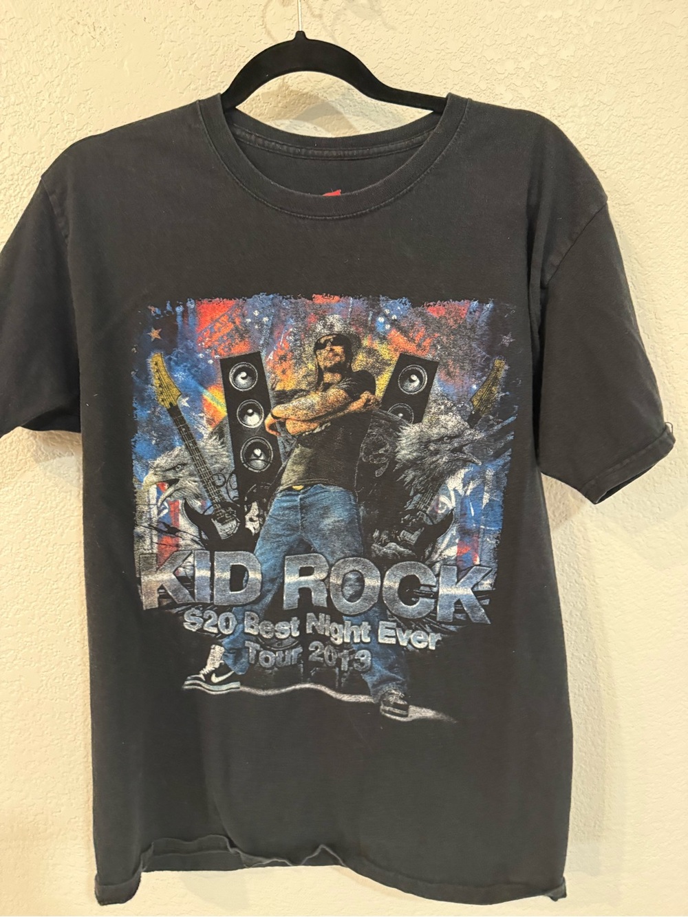 Kid Rock “Best Night Ever” Tour 2013 Concert T-Shirt | Vintage Band Tee